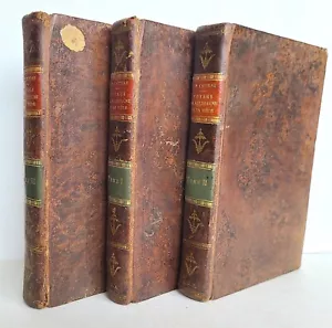 1810 TRAVEL TO GERMANY & SWEDEN 3 VOLS by CATTEAU-CALLEVILLE ANTIQUE in FRENCH - Picture 1 of 7