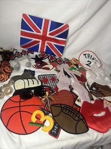 Iron On Embroider. Patches Lot Of 30 Plus Large Patch- Ballet Sequence Cowboy - Picture 1 of 15