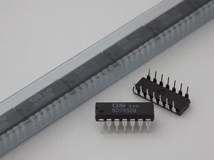 25x Goldstar GD74S00 - Quad 2-Input NAND Gate - IC 74S00 PDIP-14 - Picture 1 of 8