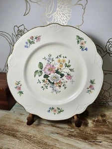 Plato de ensalada de almuerzo Homer Laughlin Springtime Virginia Rose 9" 1948 - Imagen 1 de 9