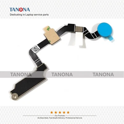 New 0WPWJX For DELL XPS13 9370 9380 Fingerprint Reader Power Button Board White - Image 1 of 4