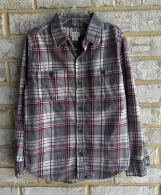 Crewcuts Flannel Long Sleeve Button Down Shirt Boy's Size 8. - Image 1 of 4