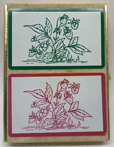 VTG NOS Guild of Strawberry Bank Portsmouth NH Playing Cards 2-Deck Original Box - Picture 1 of 9