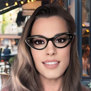 Vintage B&L Brown Satin Cat Eye Eyeglasses or Sunglasses 48-18 60s Frame - Picture 1 of 7