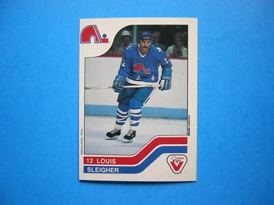 1983/84 VACHON NHL HOCKEY CARD #74 LOUIS SLEIGHER ROOKIE NM SHARP+ 83/84 VACHON - Image 1 of 2