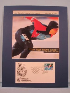 Dan Jansen Wins Gold Medal- 1994 Olympics & First Day - Picture 1 of 1