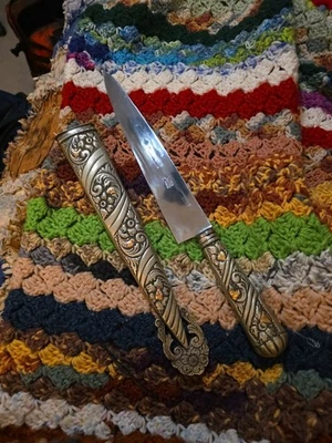 Cuchillo gaucho vintage con vaina Juca Industria Argentina Foto 1 de 4