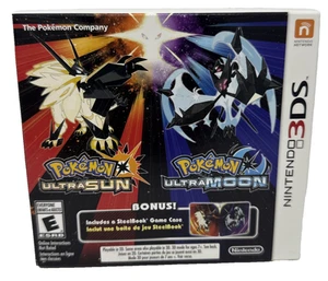 Pokemon Ultra Sun Ultra Moon SteelBook Bundle (3DS) - New Sealed Collector Set - Picture 1 of 8