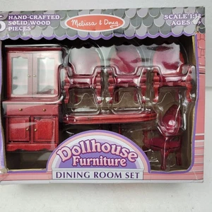 Melissa & Doug Juego de Regalo Muebles de Comedor de Madera Clásico para Casa de Muñecas - Imagen 1 de 9