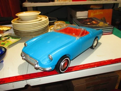 Vintage Ideal Toys Tammy Doll Blue Sports Car MG - Image 1 of 4