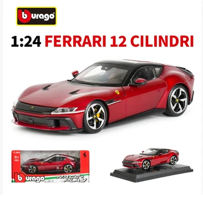 Bburago 1:24 Ferrari 12 Cilindri Metal Diecast Model Sports Car New in Box - Image 1 of 4