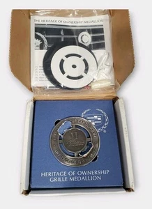 Cadillac Motor Car Heritage of Ownership Silver Grille Medallion VI #6 - Picture 1 of 4