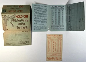 AUTO TIRE SUPPLY COMPANY 3 LISTAS DE PRECIOS Y FOLLETOS 1917 SAN FRANCISCO Y LOS ÁNGELES - Imagen 1 de 2