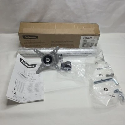 Fellowes Lotus Single Monitor Arm Kit Silver 8042801 - Image 1 of 4