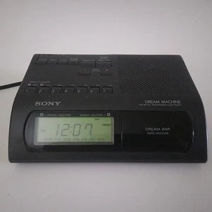 Sony Dream Machine ICF-C303 Radio Alarm Clock-Dual-Corded-Tested Works - Picture 1 of 19