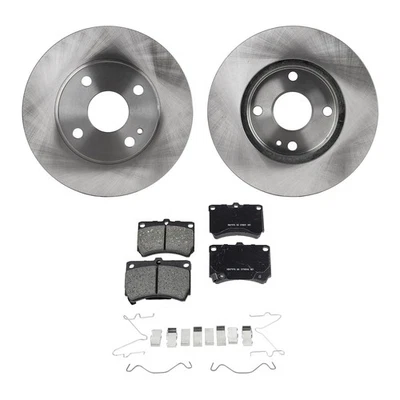 Front Brake Disc Rotors and Pads Kit for Mazda Protege Mercury Tracer Escort 323 - Image 1 of 4