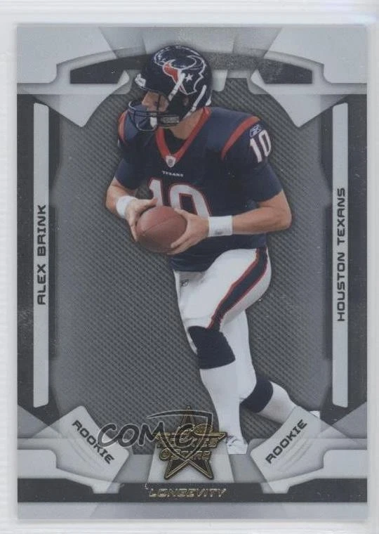 2008 Leaf Rookies & Stars Longevity Rookie /999 Alex Brink #186 RC - Image 1 of 2