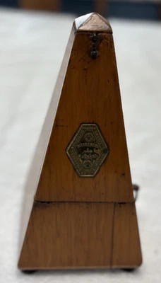 Metronone,古董 Maelzel,法国 Amerique Belgique Paris Hollande Angleterre — 第 1/4 张图片