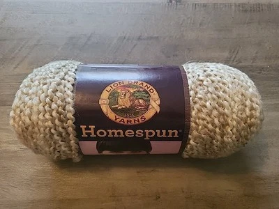 Lion Brand HOMESPUN Yarn PEARLS #412 Beige Cream, 6 oz. - Image 1 of 4