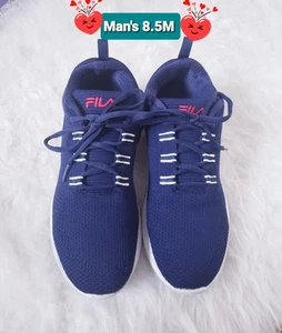 Fila Man's Sneakers SZ: 8.5 Navy Blue - Picture 1 of 8