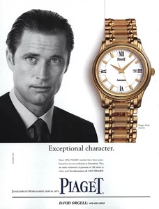 1998 Piaget Watch: Exceptional Character Vintage Print Ad - Picture 1 of 1