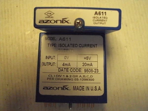 A611 Azonix Isolated Current Output In:0 t0 +5 Out:4-20ma - Picture 1 of 1