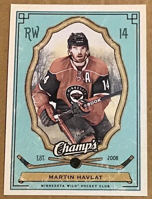 2009-10 MARTIN HAVLAT UPPER DECK CHAMP’S GREEN PARALLEL CARD #53 MINNESOTA WILD - Image 1 of 2