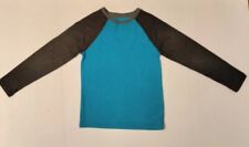 Urban Pipeline Super Soft Boys Aqua blue/gray Long Sleeve T-Shirt, Size Medium 