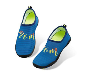 Womens Water Shoes Barefoot Beach Shoes Summer Quick Drying Mom  Aqua Socks 7.5