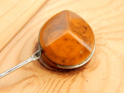 Antiguo pasador de baquelita palo de pelo accesorio de mujer años 30 Foto 1 de 4