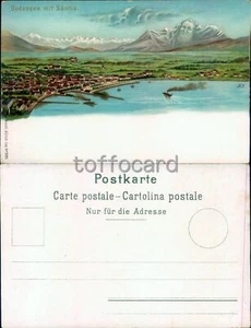 SURREALISMO SURREALISMO-SUIZA-LAGO DE Constanza con santisc67-62 - Imagen 1 de 1