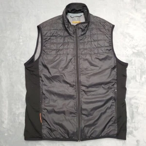 Icebreaker Vest Men L Black Full Zip Recycled Merino Wool Outdoors Merinoloft - Picture 1 of 15