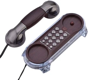 Byged Wall Phone, Antique Landline Telephone with Landline Telephone, Old Wall P - Zdjęcie 1 z 4