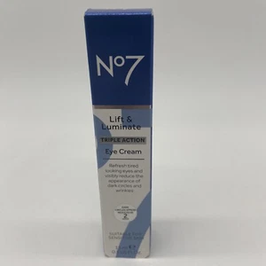 No7 Skincare Triple Action Anti Ageing Eye Cream (Women) 15 ml Brand New - Picture 1 of 2