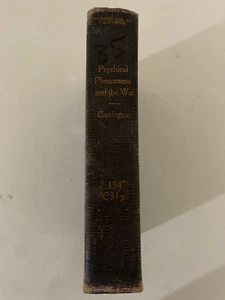 Psychische Phänomene und der Krieg von Hereward Carrington Ph.D. Ex-Bibliothek 1918 - Bild 1 von 13