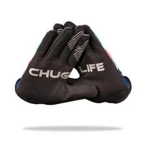 "CHUG LIFE" MTB Handschuhe - 4-Wege Stretch, Phone Swipe, Snarky Grafik - Bild 1 von 4