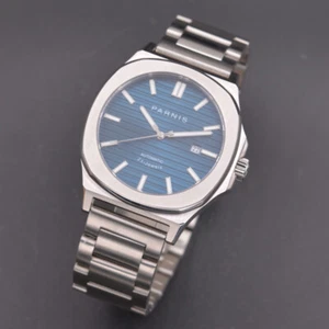 42mm Sapphire Crystal Miyota 821 Automatic Men Mechanical Watch Luminous Mark - Picture 1 of 34