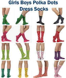 Spotlight Hosiery Ring Bearer / Junior Groomsmen Polka Dots Dress Socks - Picture 1 of 24