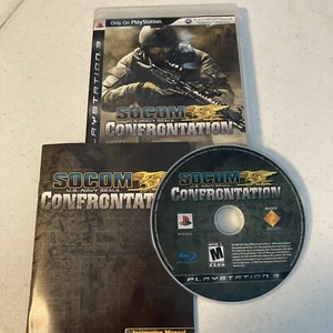 SOCOM Confrontation U.S. Navy Seals PS3 PlayStation 3, 2008 Complete Tested - Picture 1 of 5