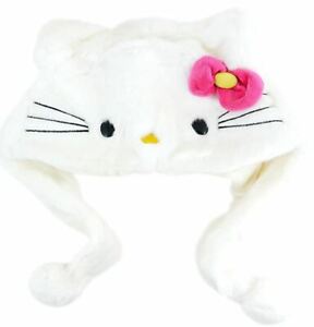 Hello Kitty Costume Plush, Furry Winter Hat Cosplay
