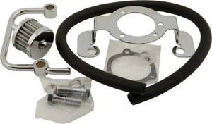 Complete Mnt Kit Breather Tube Chrome Xl 91 06 - Picture 1 of 1