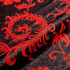 Retro Brocade Fabric Satin Embroidery Flower for Qipao Chinese Wedding Decor DIY
