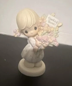 Little Girl Thanks a Bunch - Precious Moments Collector's Club 2000 C0020 No Box - Picture 1 of 6
