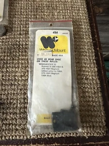Vintage Weaver Scope Mount Base No.49A - Picture 1 of 3