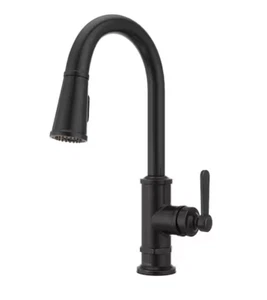 Grifo de cocina rociador abatible de 1 manija Pfister GT529-TDY Port Haven OB - Imagen 1 de 6