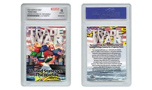 GUERRA COMERCIAL ARANCELARIA Estados Unidos vs el Mundo Oficial '25 Tarjeta Clasificada GEMA-COMO NUEVA 10 - Imagen 1 de 2