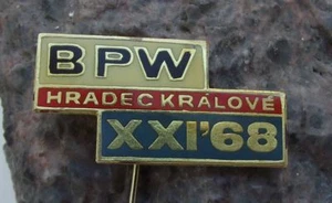 Distintivo spilla Hradec Kralove 1968 WBP 21° XXI International bicicletta pace bici corsa - Foto 1 di 2