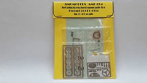 SET P/E UPGRADE FOR FERRARI 553 F1 1954 AMG AMF-004 1/43 N/ BOSICA SRC MG MODEL - Picture 1 of 1