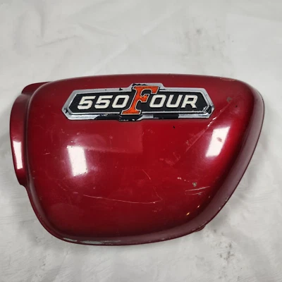 Cubierta lateral izquierda honda cb550 cb500 cb 550 500 l carrocería panel + emblema Foto 1 de 4