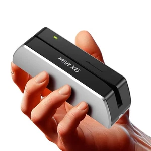 Lector de tarjetas magnéticas USB Misiri X6 escritor codificador Hico 3 pistas POS Swiper VIP - Imagen 1 de 2